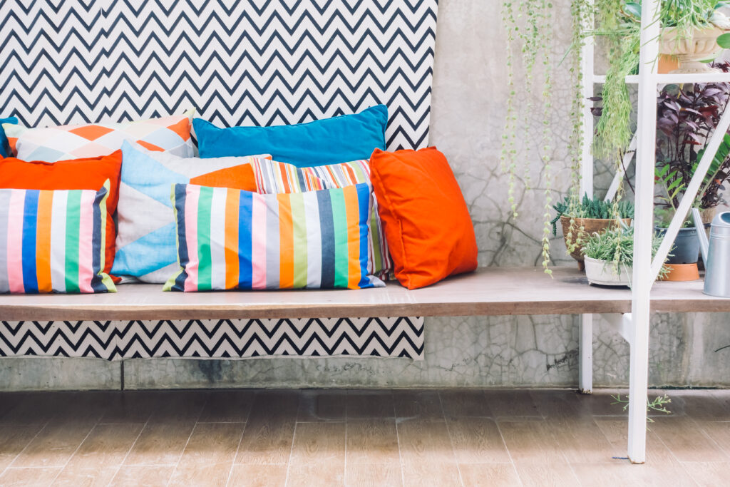 Bohemian Charm with Colorful Textiles and Decor